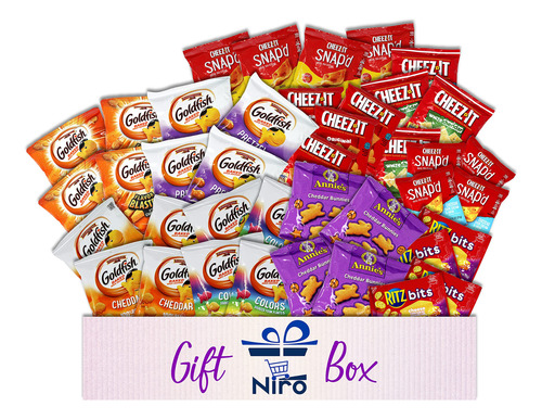 Kit Surtido De Galletas Cheez-it Goldfish Annie Y Ritzbits 4