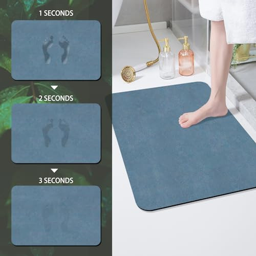 Tapete De Baño, Tapete De Tierra De Diatomeas Súper Absorben