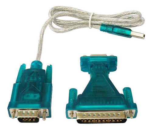 Cable Usb A Serial Db9 9 Pin Adaptador Db25 25 Pin Trautech