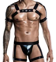 Comprar Tanga Suspensiva Con Arneses Coordinados Para Lencería Sexy