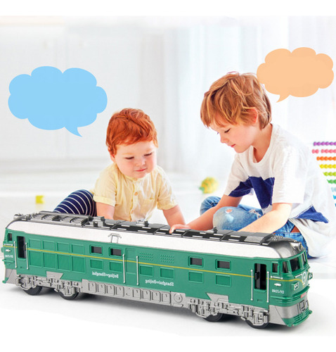 (bl) Juguete De Tren De Aleación Para Niños/niñas, Juguete D