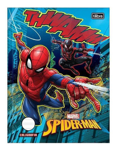 Caderno Brochura Caligrafia Spider - Man 40 Folhas