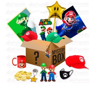 Mistery Box Super Smash Bros Mario Luigi Nintendo Regalo