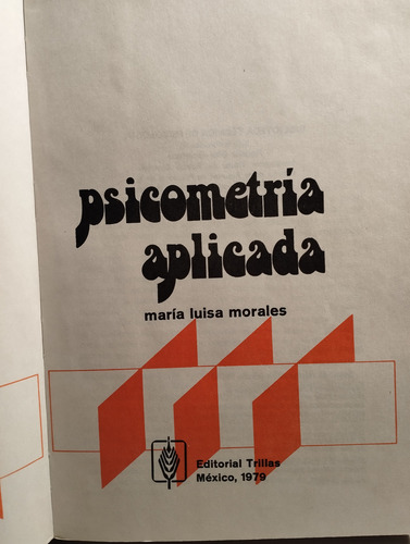 Psicometría Aplicada (Usado)