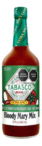 Tabasco Bloody Mary Extra Picante ( Cóctel De Tomate) 946ml