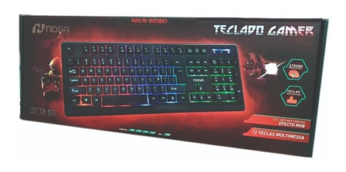 Teclado Gamer Retroiluminado Stormer Nkb-5020 Noga Original