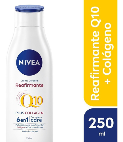 Crema Corporal Nivea Q10 + Colageno Todo Tipo De Piel X250ml