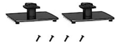 Par De Base Para Mesa Bose P/lyfestyle 650 Negro