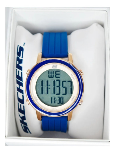 Reloj Westport Para Dama Sr6010 Color Azul Skechers