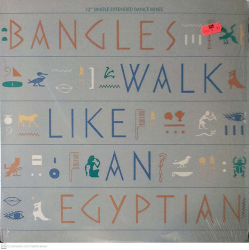 Disco Vinilo Walk Like An Egyptian Bangles Maxi Usa Todelec