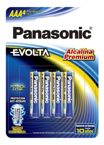 Pila Panasonic Evolta Alcalina Aaa Con 48 Unidades 1.5v