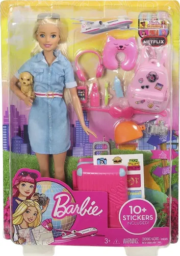 Barbie Dreamhouse Adventures Muñeca Y Accesorios De Viaje