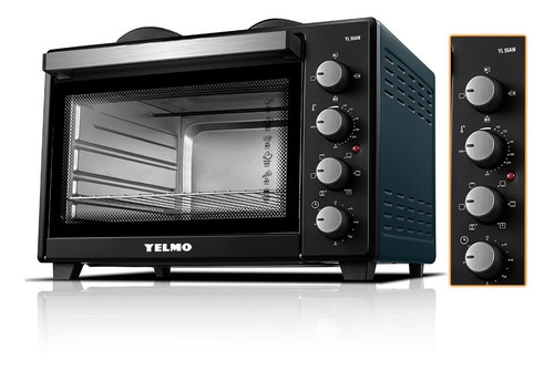 Imagen 2 de 4 de Horno Eléctrico Con Anafe Yelmo Yl-55an 55 Litros 2000w P