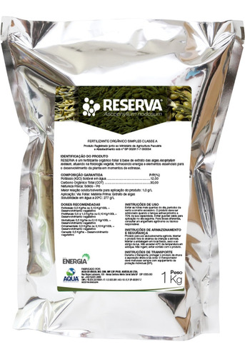 Fertilizante Bioativador Premium Extrato De Algas Marinhas