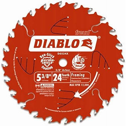 Diablo Inch Diente Atb Framing Inalambrico Recortar