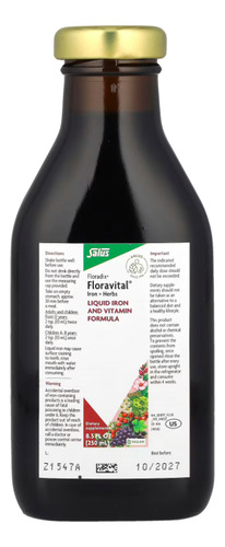 Floradix Floravital Iron + Herbs 250ml