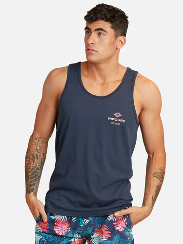 Polera S/m Marino Hombre Ripcurl