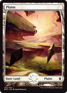 Cartas Magic: Llanura Bfz Arte 252 Textless !!! Mtg Bsas