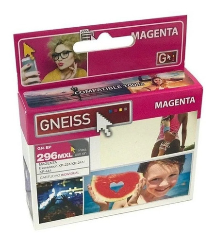 Combo Cartuchos Gneiss 296 / 297 Xp 231 431 241 X 4 Unidades