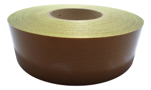 10m Fita Teflon 50mm P/ Maquina De Selagem Cor Amarelo