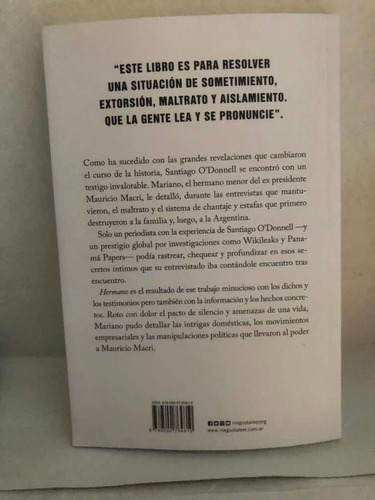 Libro Hermano Santiago Odonnell Es Sudamericana