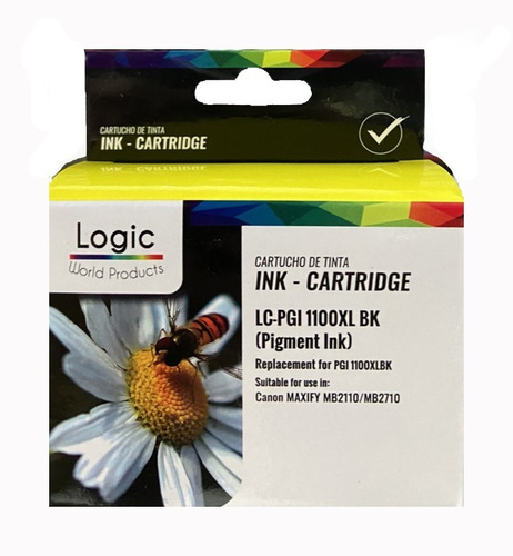 Tinta Logic Pgi 1100 Xl Maxify Premium, Negro O Colores