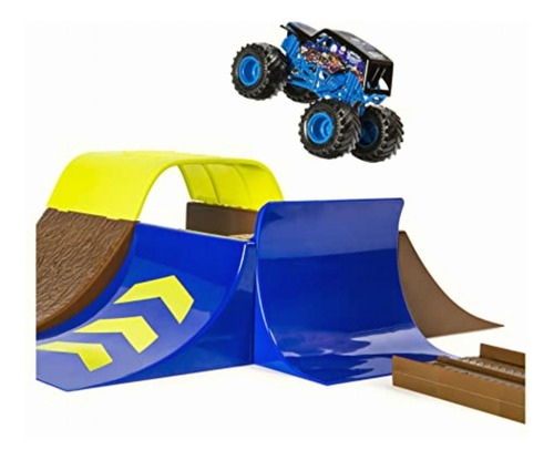 Monster Jam Set De Juego, Rampa Estilo Libre 1:64
