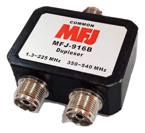 Duplexor Mfj-916b 1.8-225 350-540 Mhz So-239