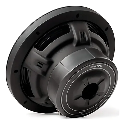 Subwoofer Alpine Swt-10s4 10 Pulgadas 4ohms Color Negro