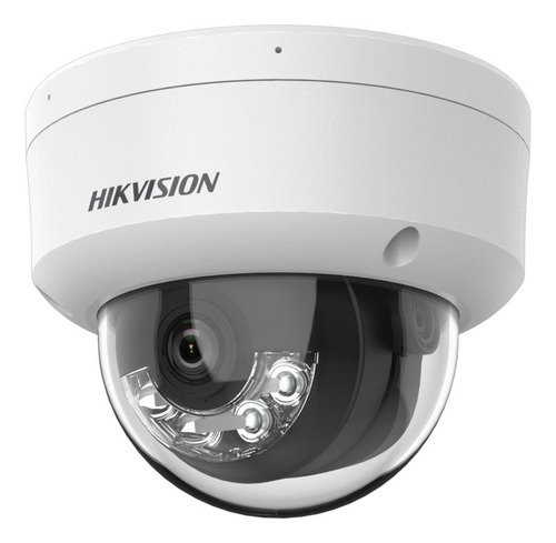 Cámara Ip Antivandalica Hikvision Con Micrófono Color Blanco