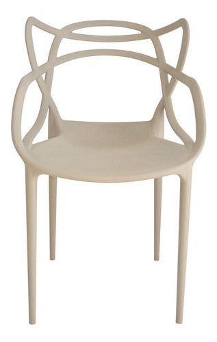 Cadeira de jantar Top Chairs Top Chairs Allegra, estrutura de cor  nude, 1 unidade