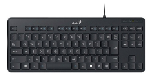 Teclado Compacto Usb Genius Luxemate 110 Español Negro 