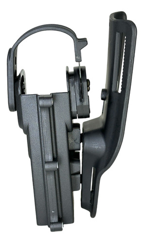 Coldre Cintura Curto Maynards Mc03 Preto Canhoto Kit Tático