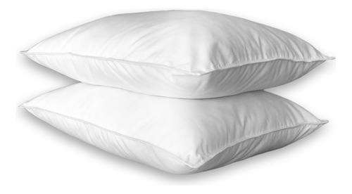 Almohada Down Alternative Media Queen Size 2 Pack Color Blanco