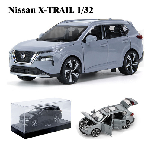 A Nissan X-trail Miniatura Metal Coche Con Luces Y Sonido