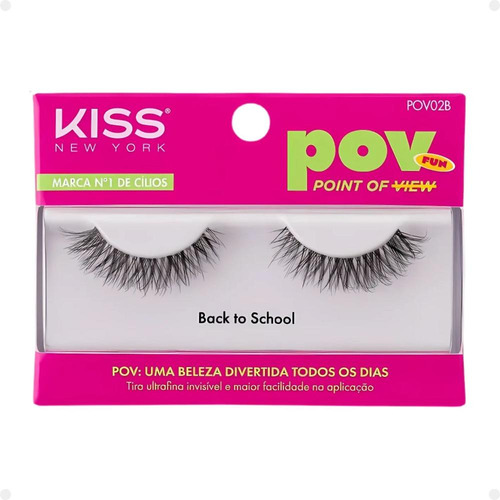 Cílios Postiços Kiss New York Pov Back To School Pov02b