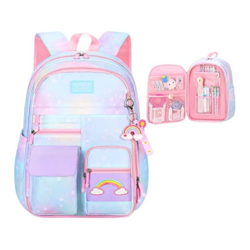 Godchoices Mochila Arco Iris Para Niñas, Gran Nljsw