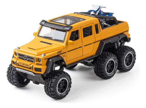 Mercedes-benz G63 6×6 Pickup Edition Miniatura Metal Autos