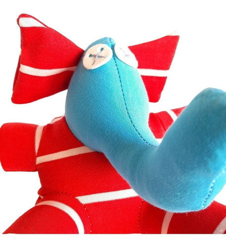 Muñeco Juguete Animal Elefante Para Bebes Sensorial De Apego