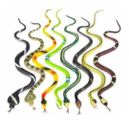 Serpientes De La Selva De Goma, 14 Pulgadas, Figuras De Serp
