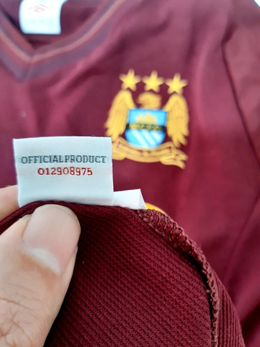 Camisa Manchester City Umbro Grená
