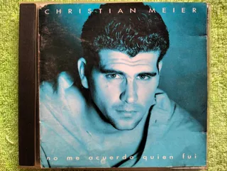 Eam Cd Christian Meier No Me Acuerdo Quien Fui Album Debut