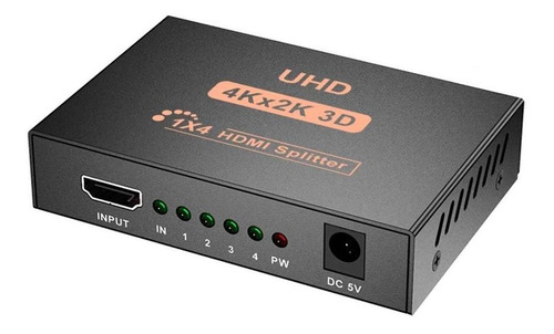 Spliter Hdmi 4k 3d High Speed Pro De 4 Salidas Sin Lag Hd04