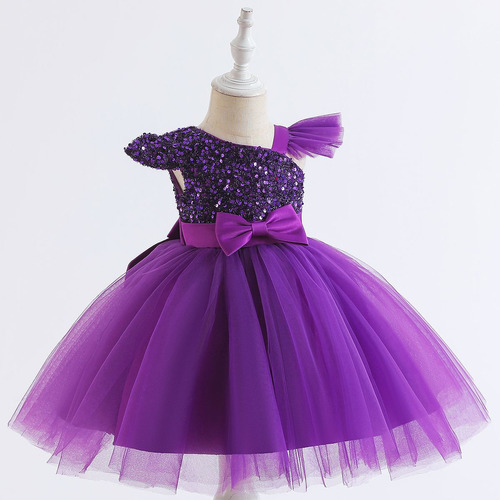 Vestido De Princesa Pompón Vestido De Niña De Cumpleaños