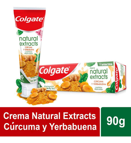 Crema Dental Colgate Natural Extracts Curcuma Y Yerbabuena X