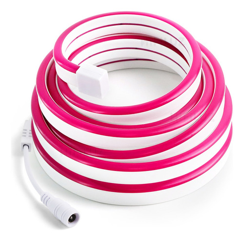 Tiras De Led 10 M Luz Flex Neon Flexible Manguera Luz Rosa