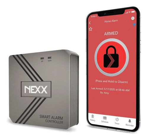 Alarm Wi Fi Nxal 100 Remotely Control Existing Security App