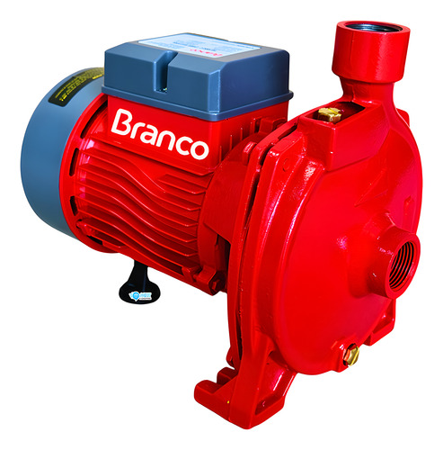 Bomba D'agua Centrifuga Branco 1,0cv Bivolt Rotor Em Latão