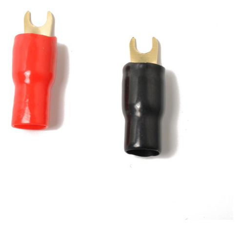 5 Pares 4 Awg Car Audio Wire Fork Terminal Conector Latón