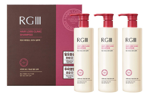 Shampoo Rgiii Clínica De Regeneração Capilar Com Ginseng Ver